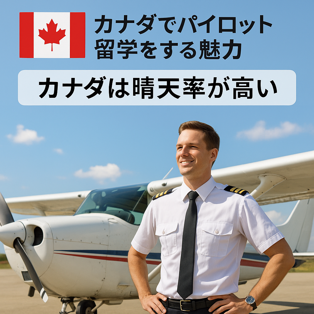カナダのパイロット留学は天候の良さ