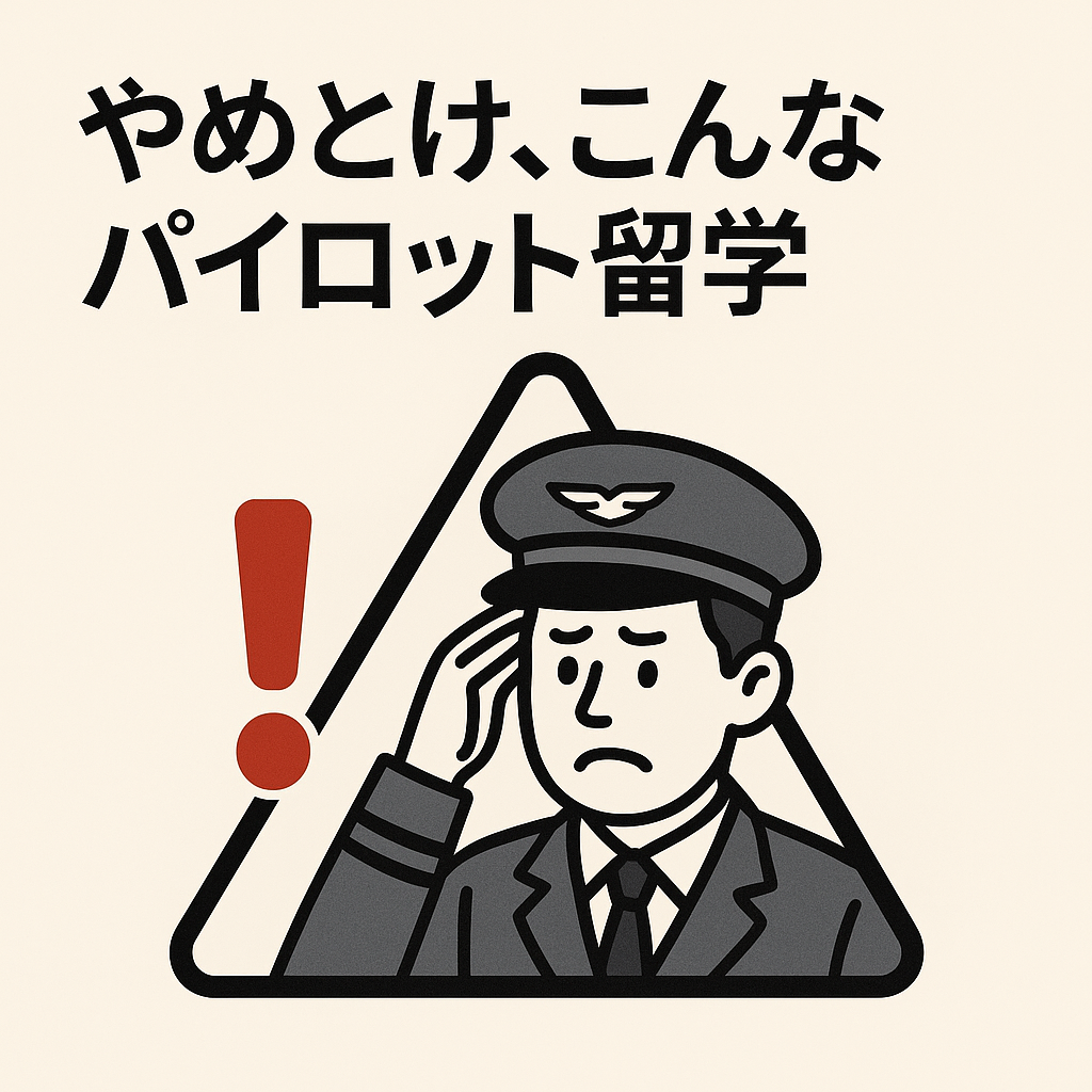 やめとけ、こんなパイロット留学